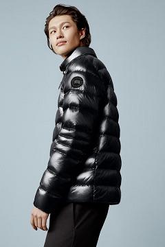 Chamarras Canada Goose Hombre México - Crofton Chaqueta De Plumas Black Label Negros SK5783049